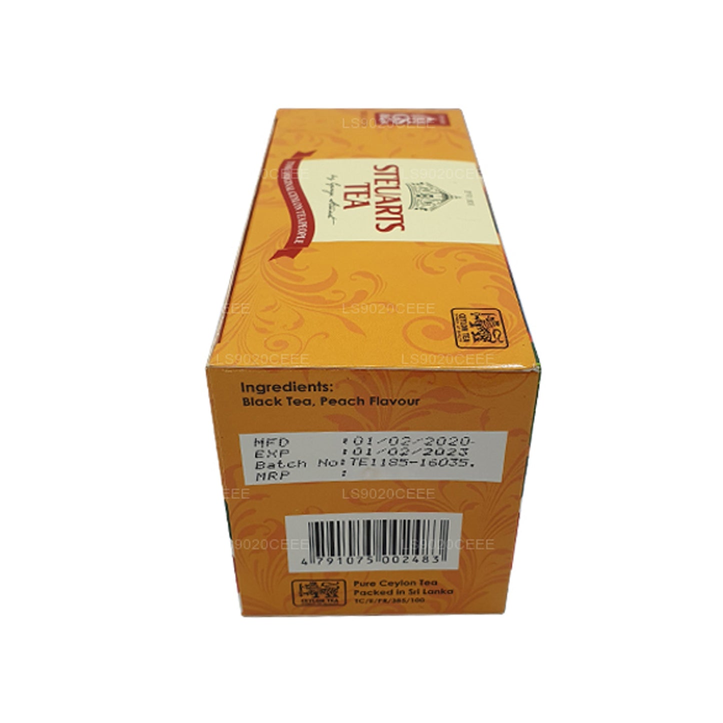 شاي ستيوارت بالخوخ (50 جم) 25 كيس