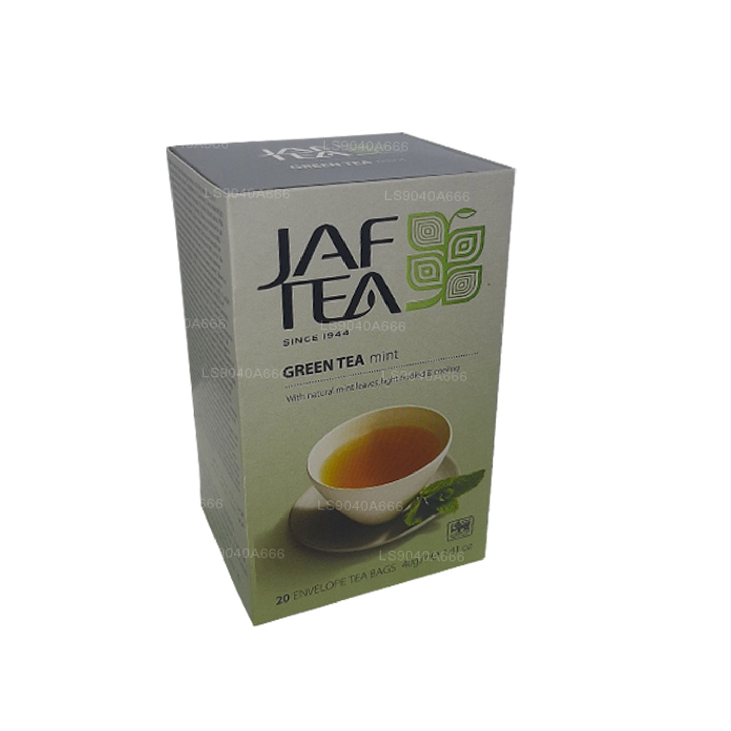 Jaf Tea Mint Green Tea (40g) 20 Envelope Tea Bags