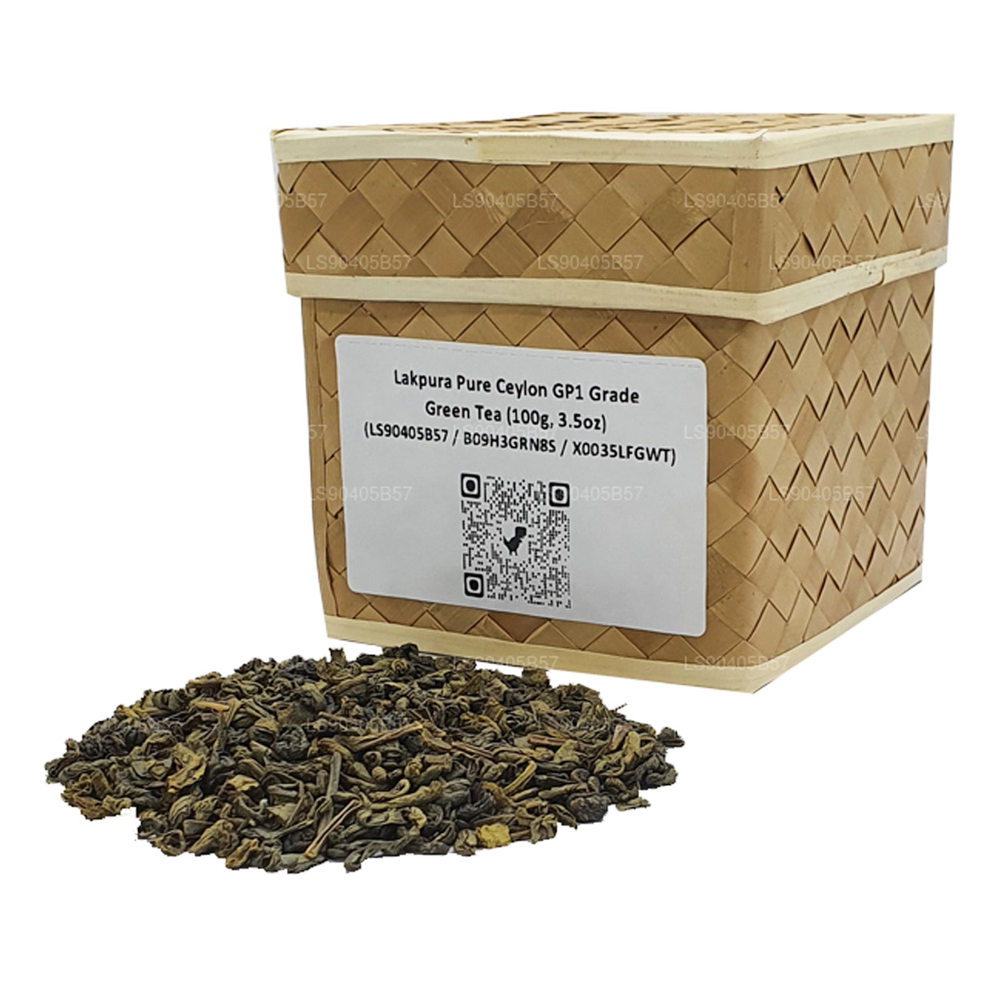 Tè verde puro di Ceylon GP1 Grade Lakpura (100g)