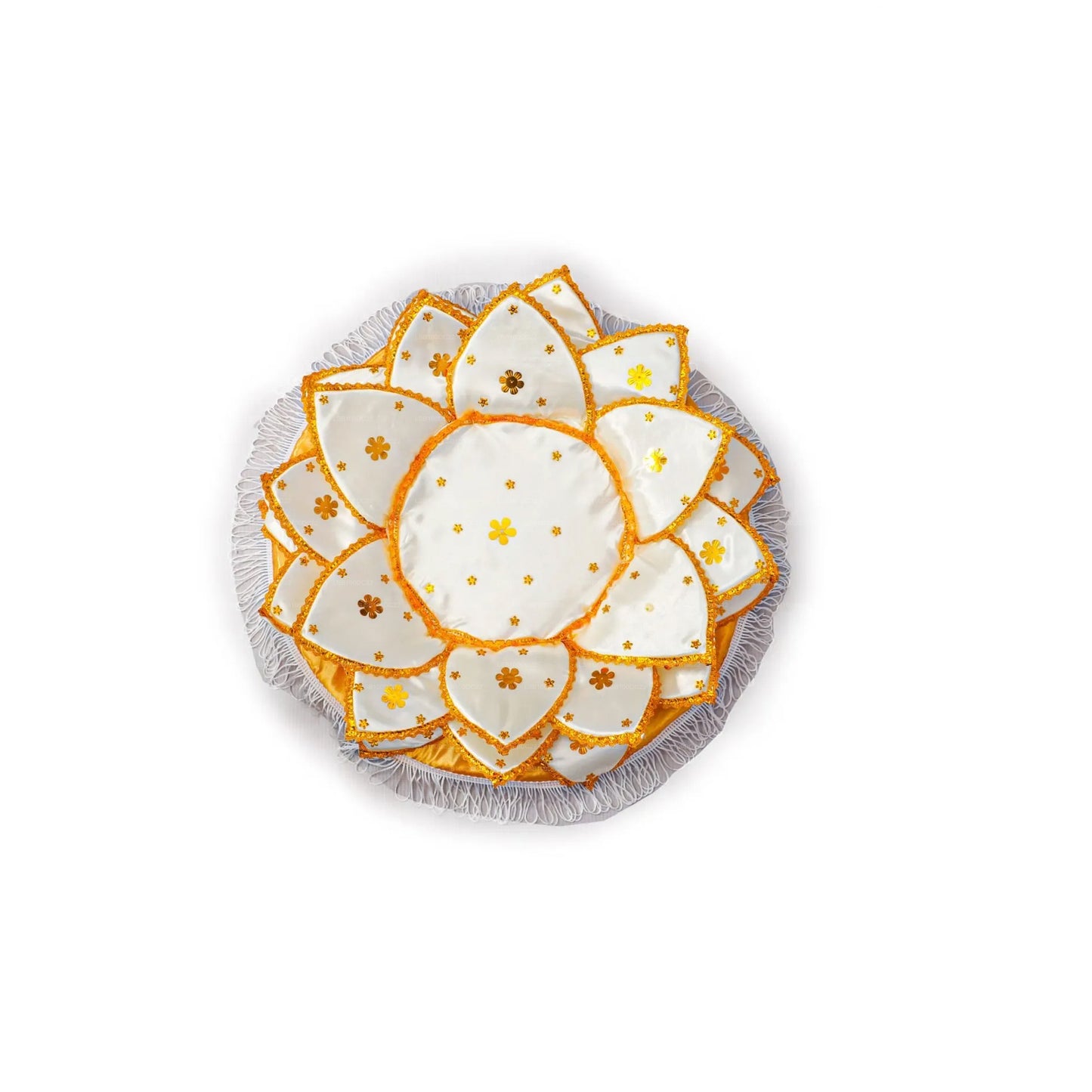 CIB Large Pooja Nelum Mal White