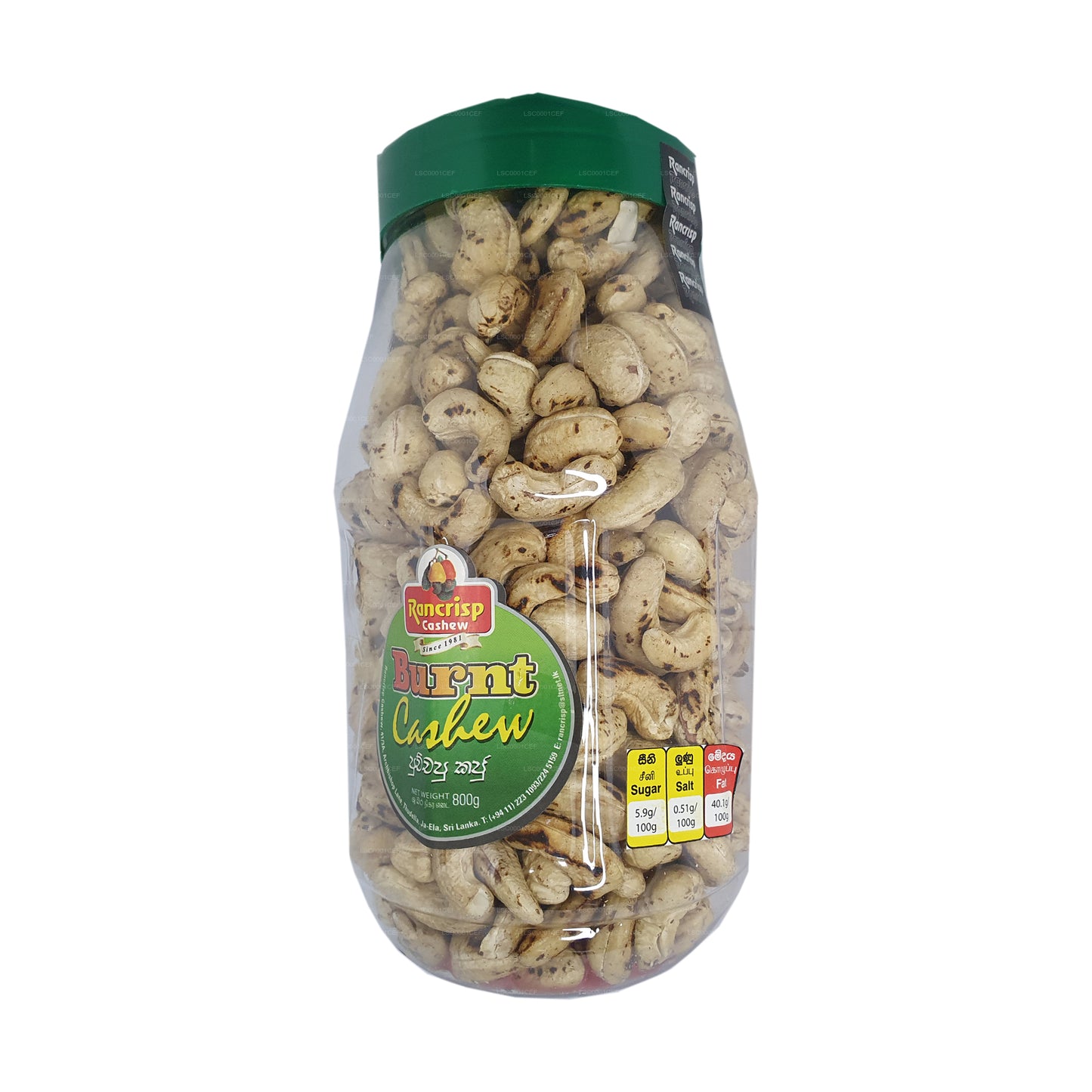 Rancrisp brændte cashewnødder (800g)