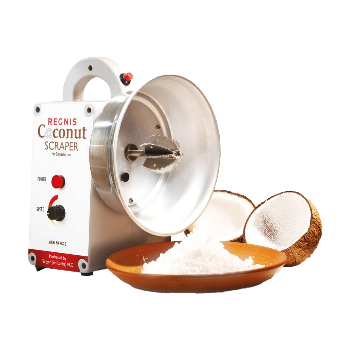 Raspador de coco eléctrico doméstico Lakpura (230 V)