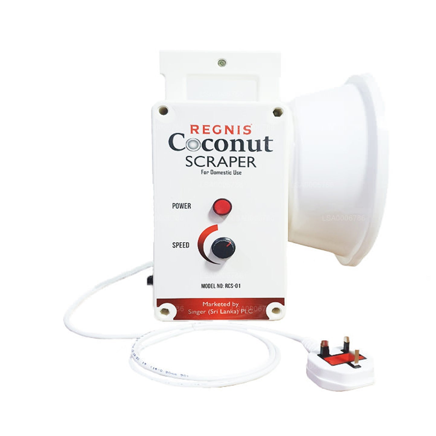 Raspador de coco eléctrico doméstico Lakpura (230 V)