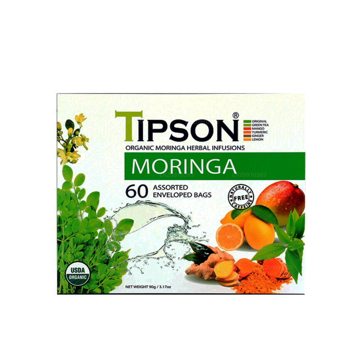 Tipson Organic Moringa Assorted (90g)