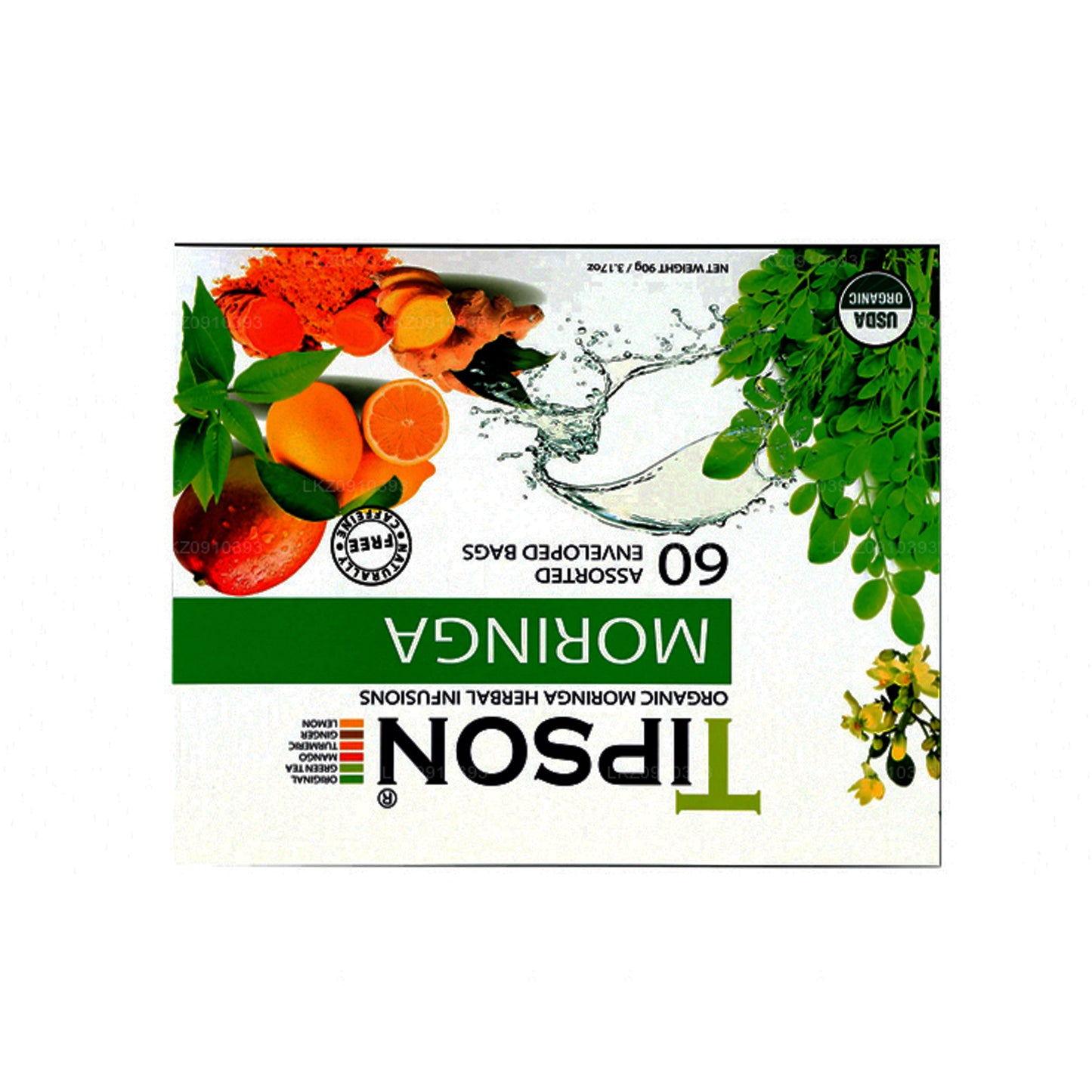Tipson Organic Moringa Assorted (90g)