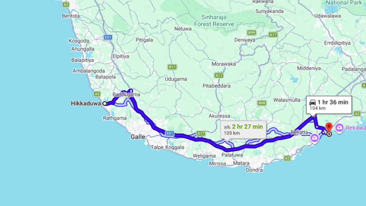 Skildpaddeunge løsladt fra Tangalle
