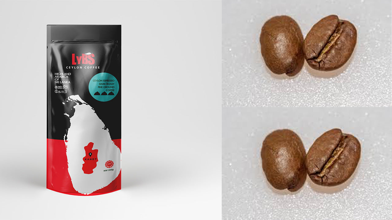 Lybs Gemahlener Kaffee Ceylon Espresso (200g)