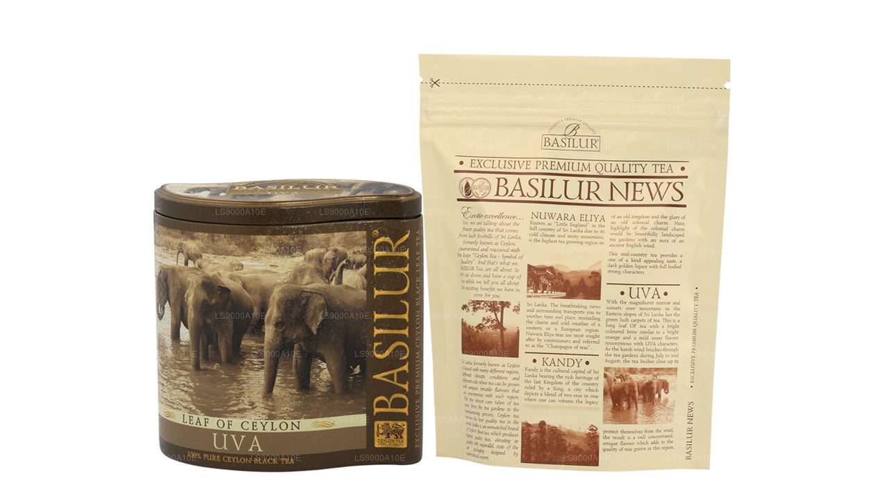Basilur Liść Cejlonu „Uva” (100g) Caddy