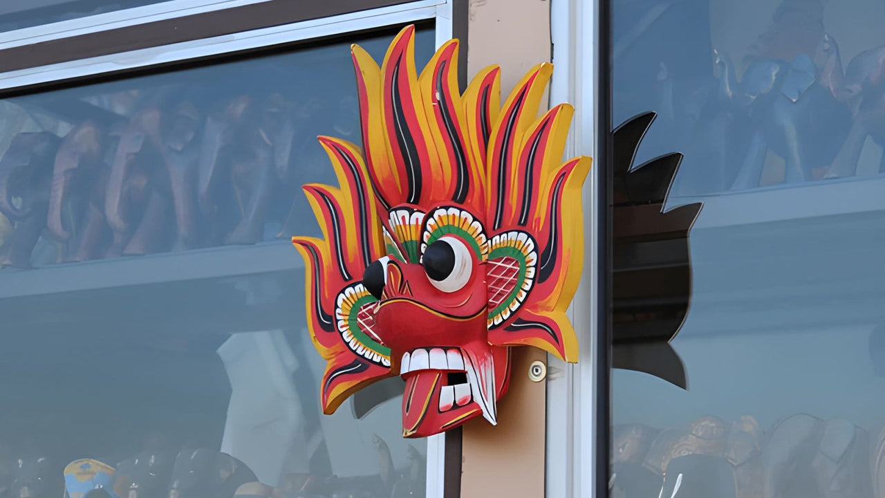 Mask Painting from Sigiriya