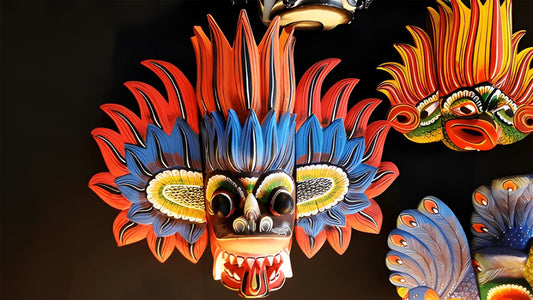 Mask Painting from Sigiriya