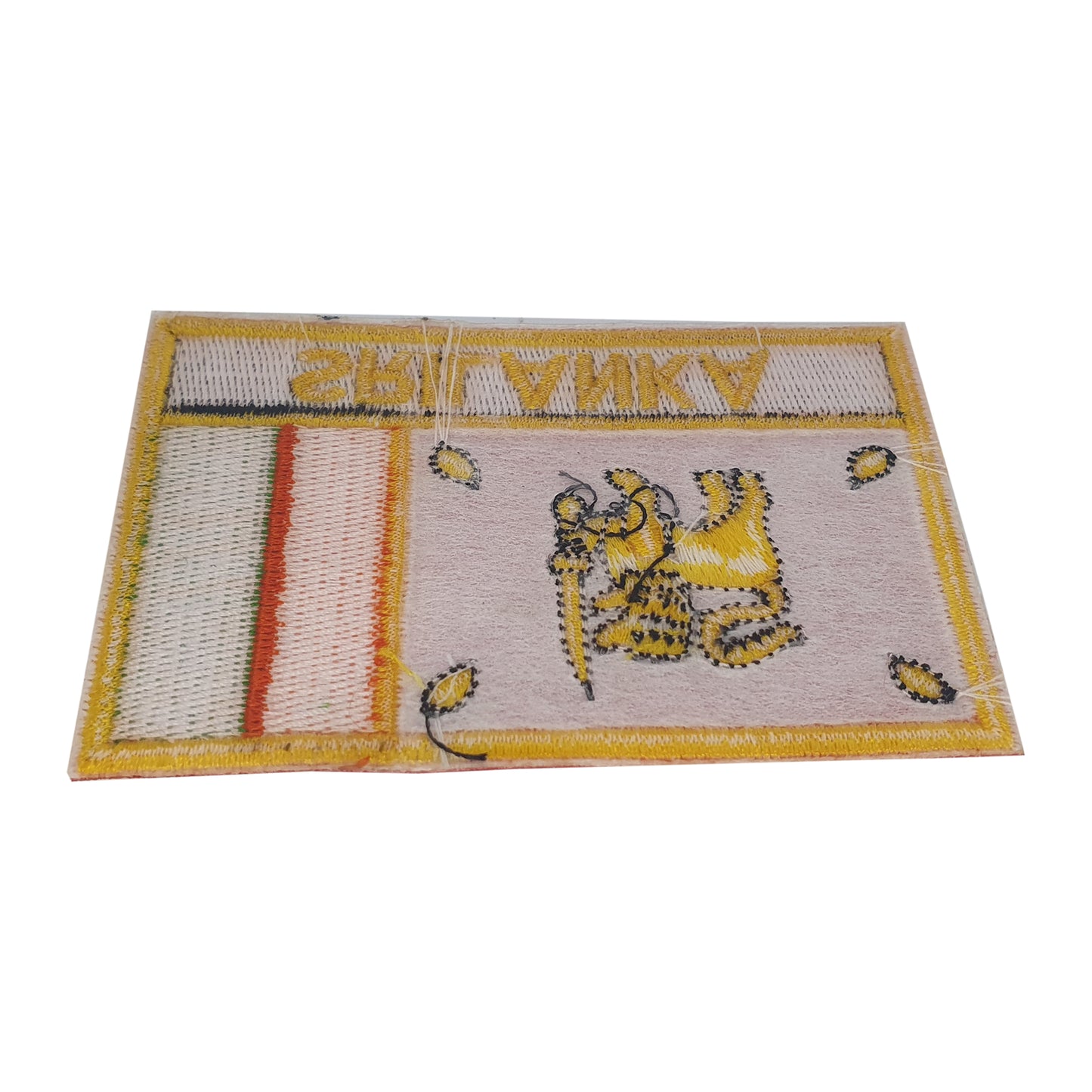 Lakpura Sri Lanka National Flag Fabric Badge