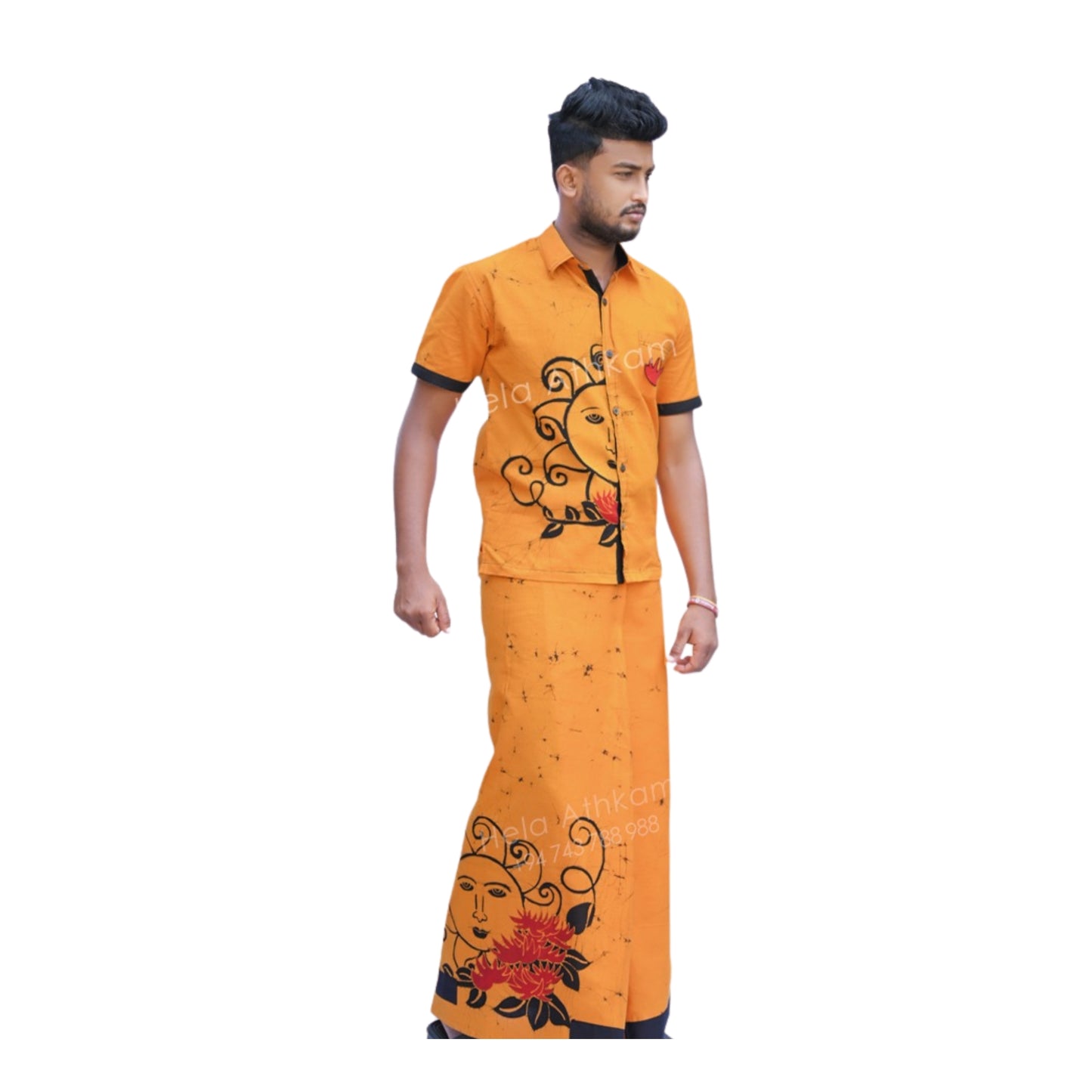 قميص وسارونغ باتيك من لاكبورا® (التصميم AB222)