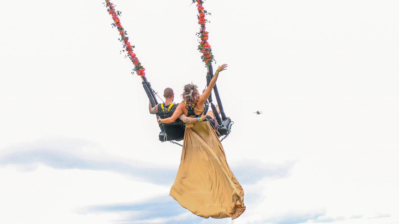 Swing at Ambuluwawa with Panoramic Kandy Views