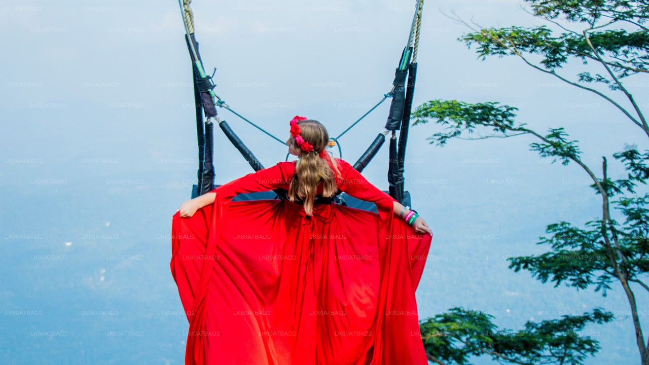 Swing at Ambuluwawa with Panoramic Kandy Views