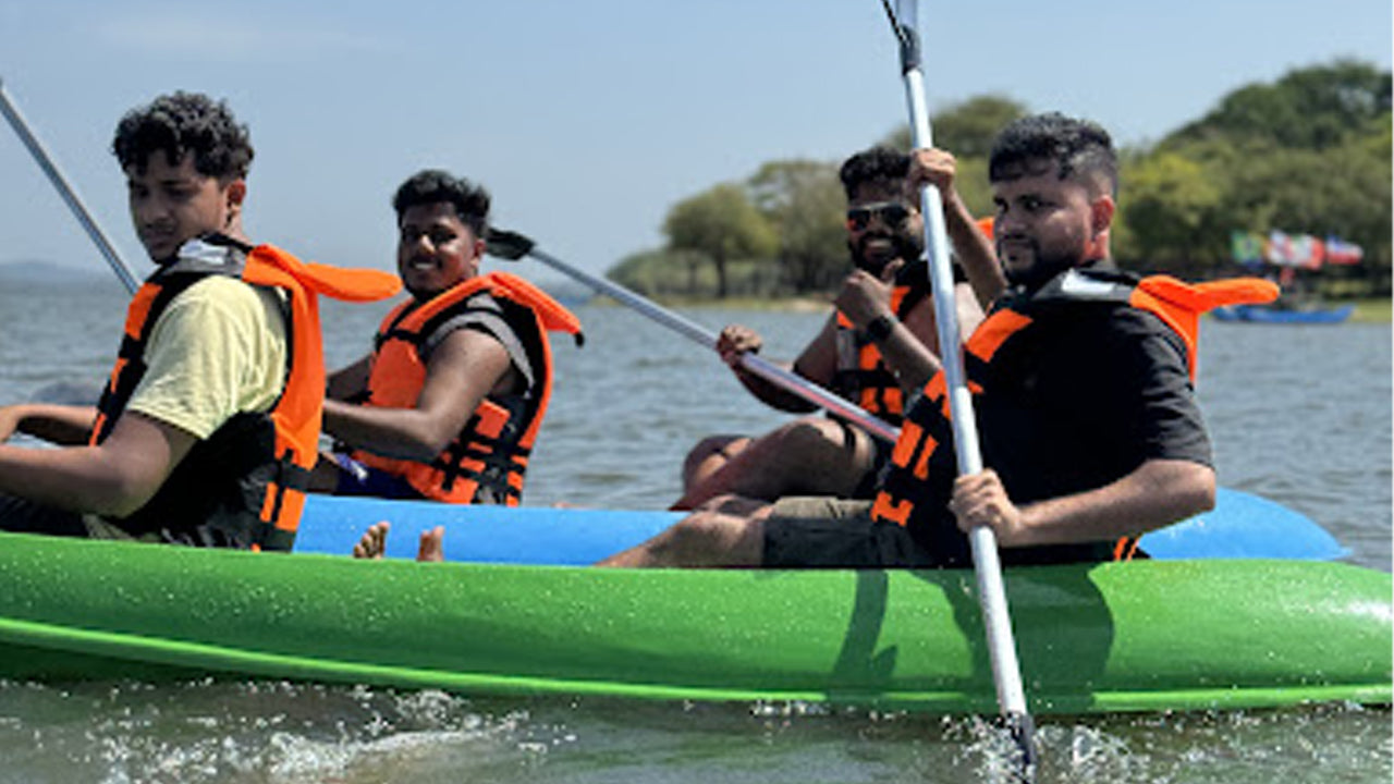 Blue Boat Kayaking from Kantale