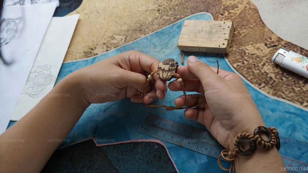 Custom Coconut Shell Jewellery Making Experience from Sigiriya