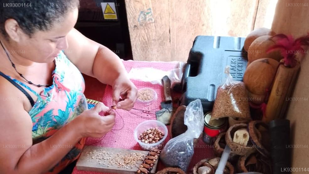 Custom Coconut Shell Jewellery Making Experience from Sigiriya