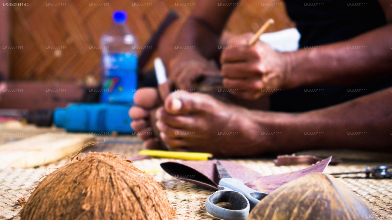 Custom Coconut Shell Jewellery Making Experience from Sigiriya