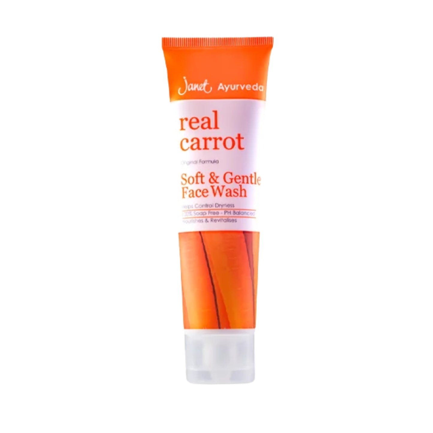 Janet Real Carrot Soft & Gentle Face Wash