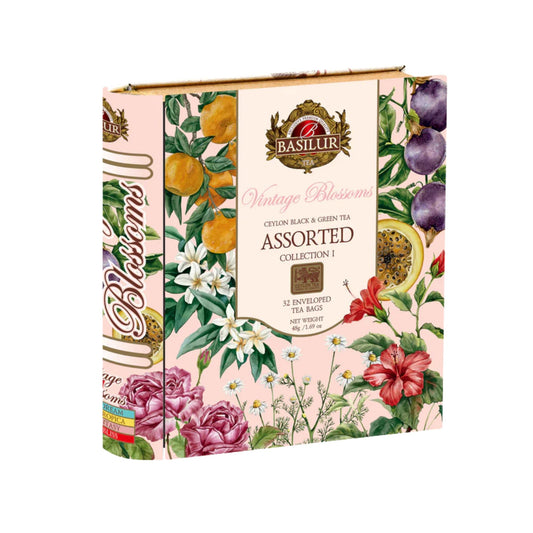 Basilur Vintage Blossom Tea Book - ASSORTED  Vol I (48g)
