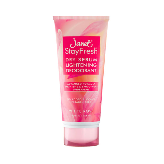 Janet White Rose Dry Serum Lightening Deodorant (50ml)