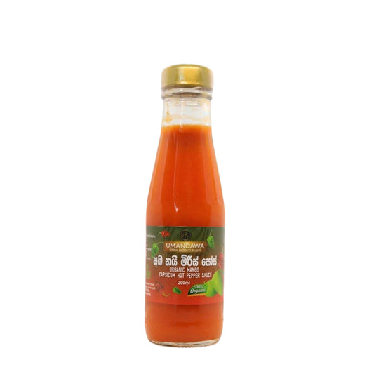 Umandawa Organic mango capsicum hot pepper sauce (200ml)