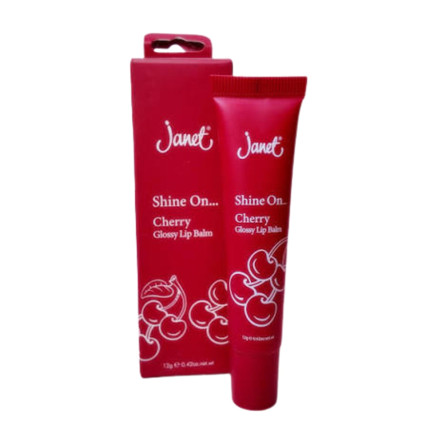 Janet Shine On Cherry Glossy Lip Balm (12g)