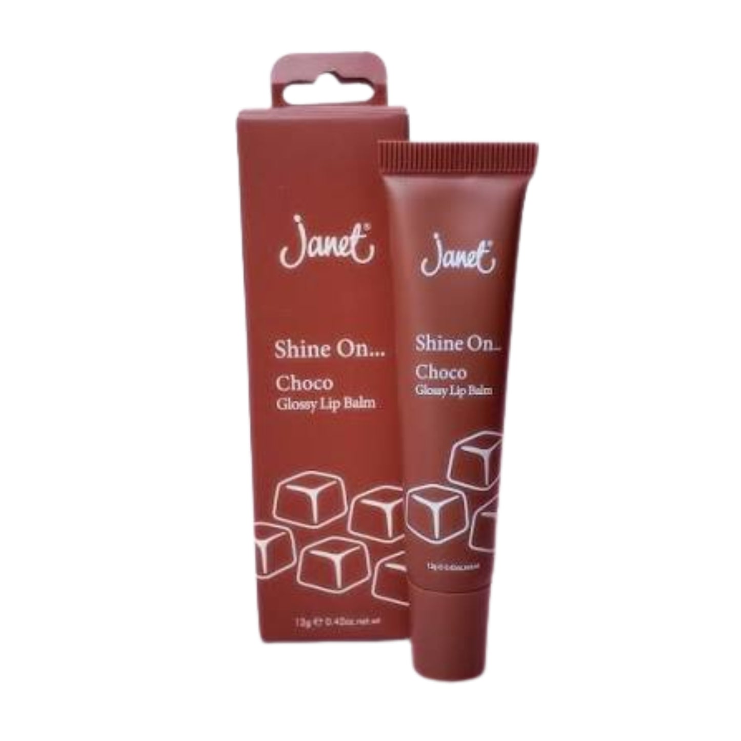 Janet Shine On Choco Glossy Lip Balm (12g)