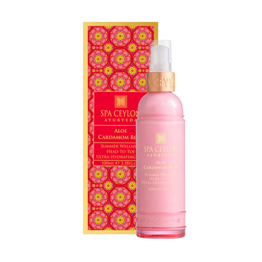 Spa Ceylon Aloe Cardamom Rose Summer Wellness Head To Toe Ultra Hydrating Gel (100ml)