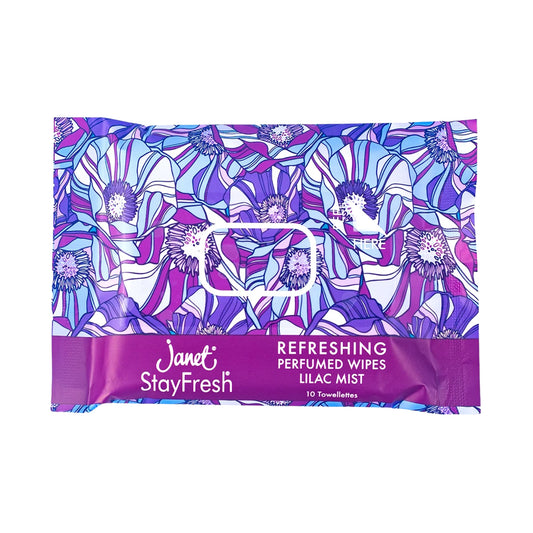 Janet Lilac Mist Refreshing Perfumed Wipes