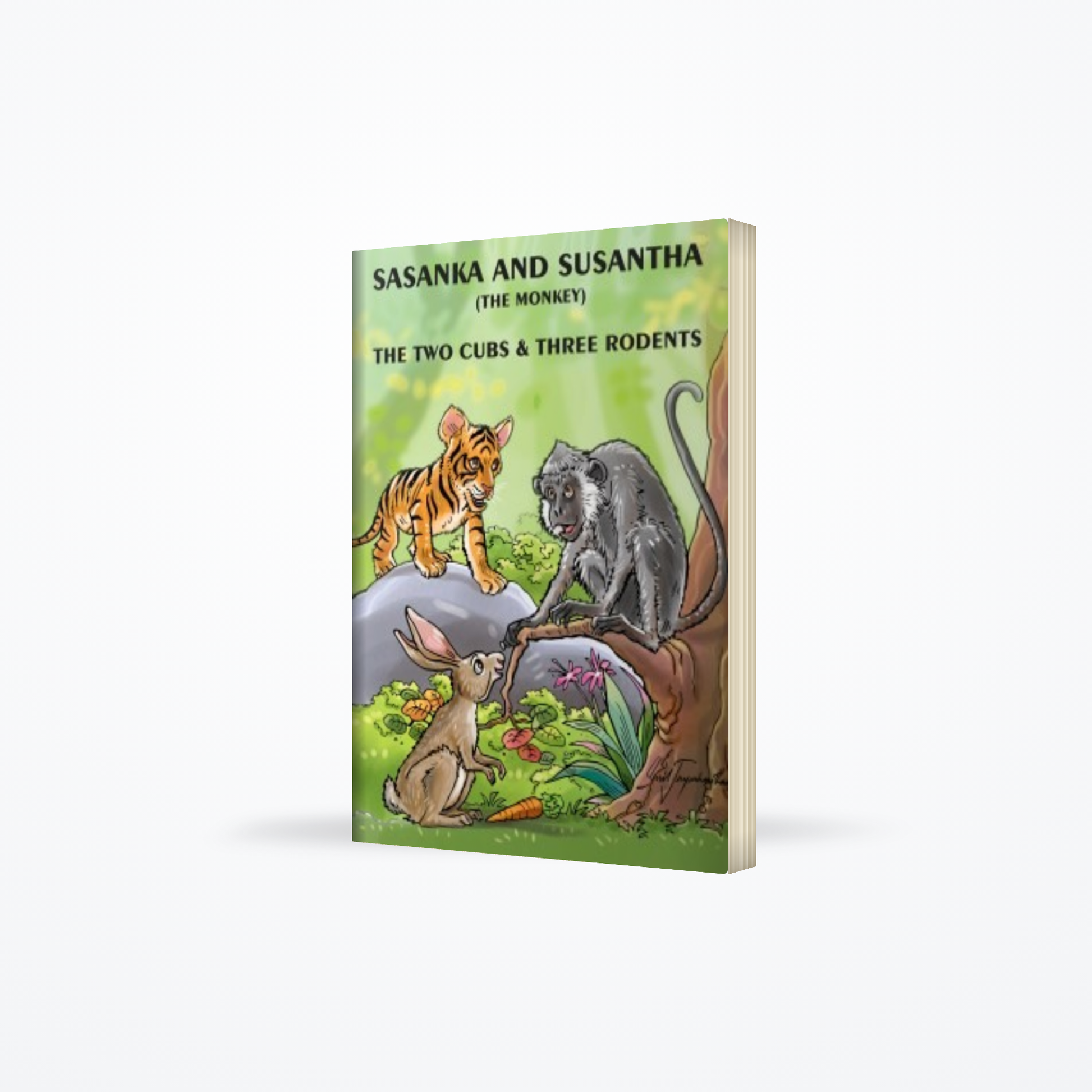 Sasanka And Susantha (The Monkey) : The Two Cubs & Three Rodents
