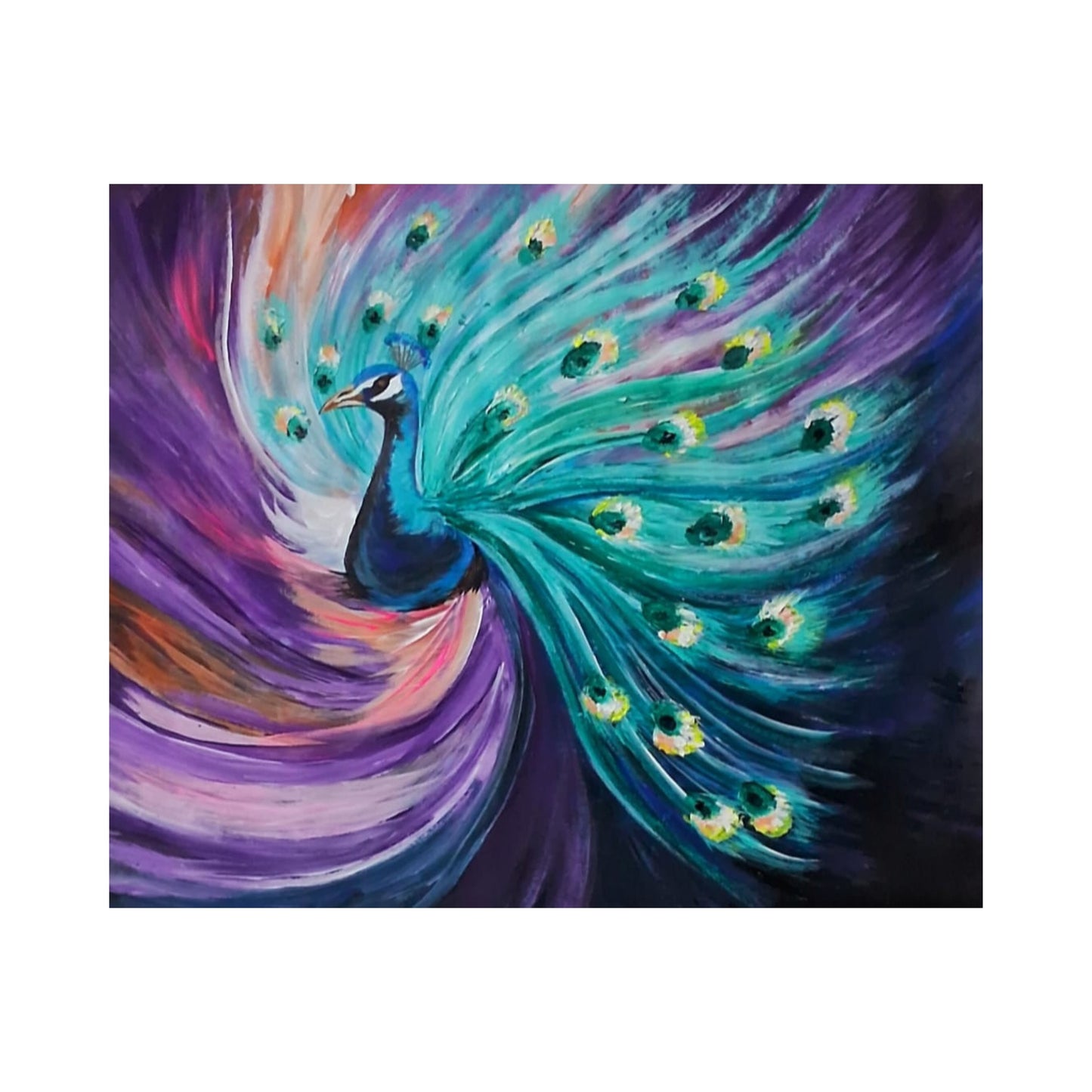 Lakpura® Arte de Parede de Pavão