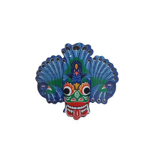 Lakpura® Mayura Raksha قناع مغناطيس الثلاجة