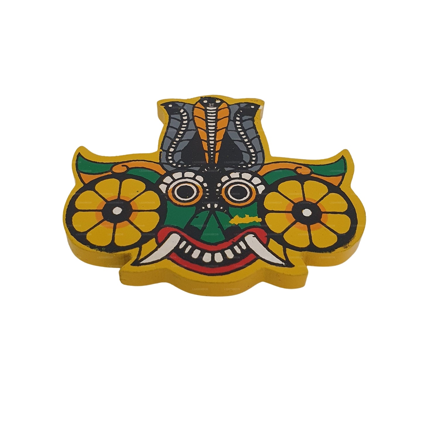 Lakpura® Gara Raksha Maske Kühlschrankmagnet