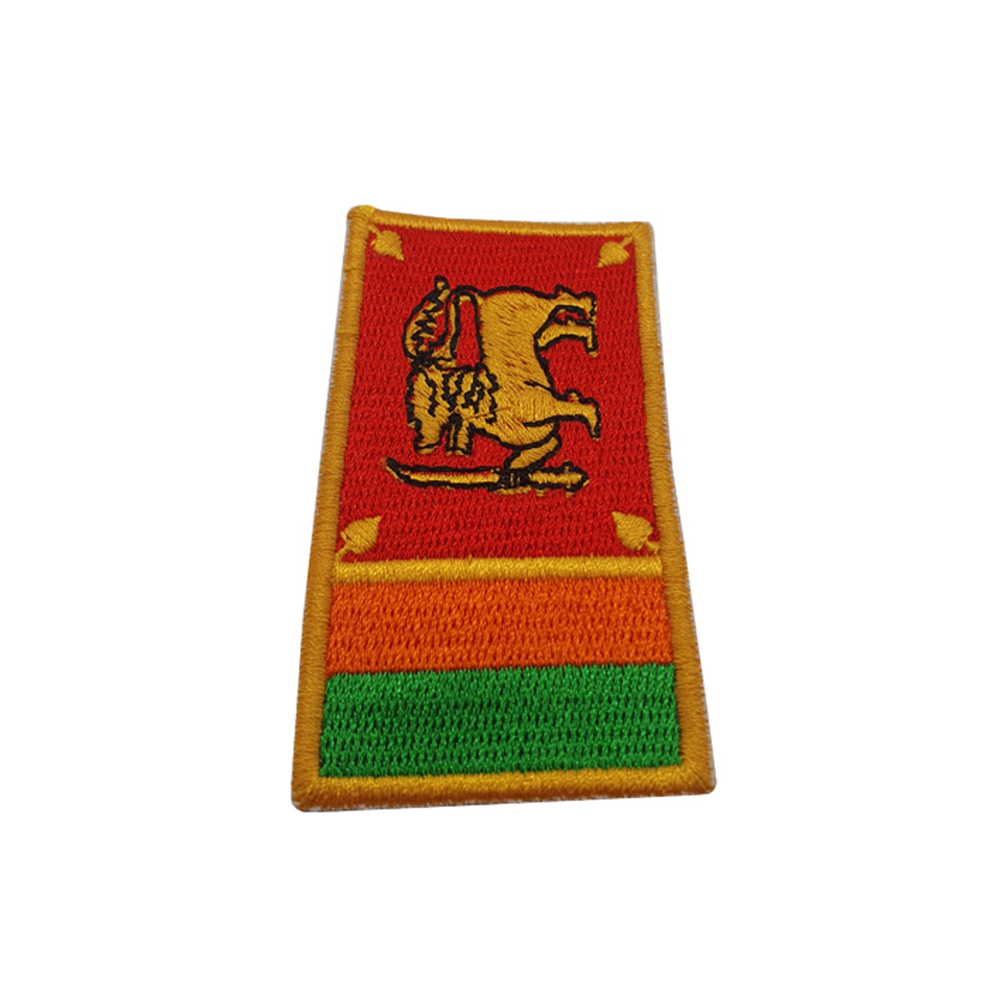 Lakpura Sri Lanka National Flag Fabric Badge