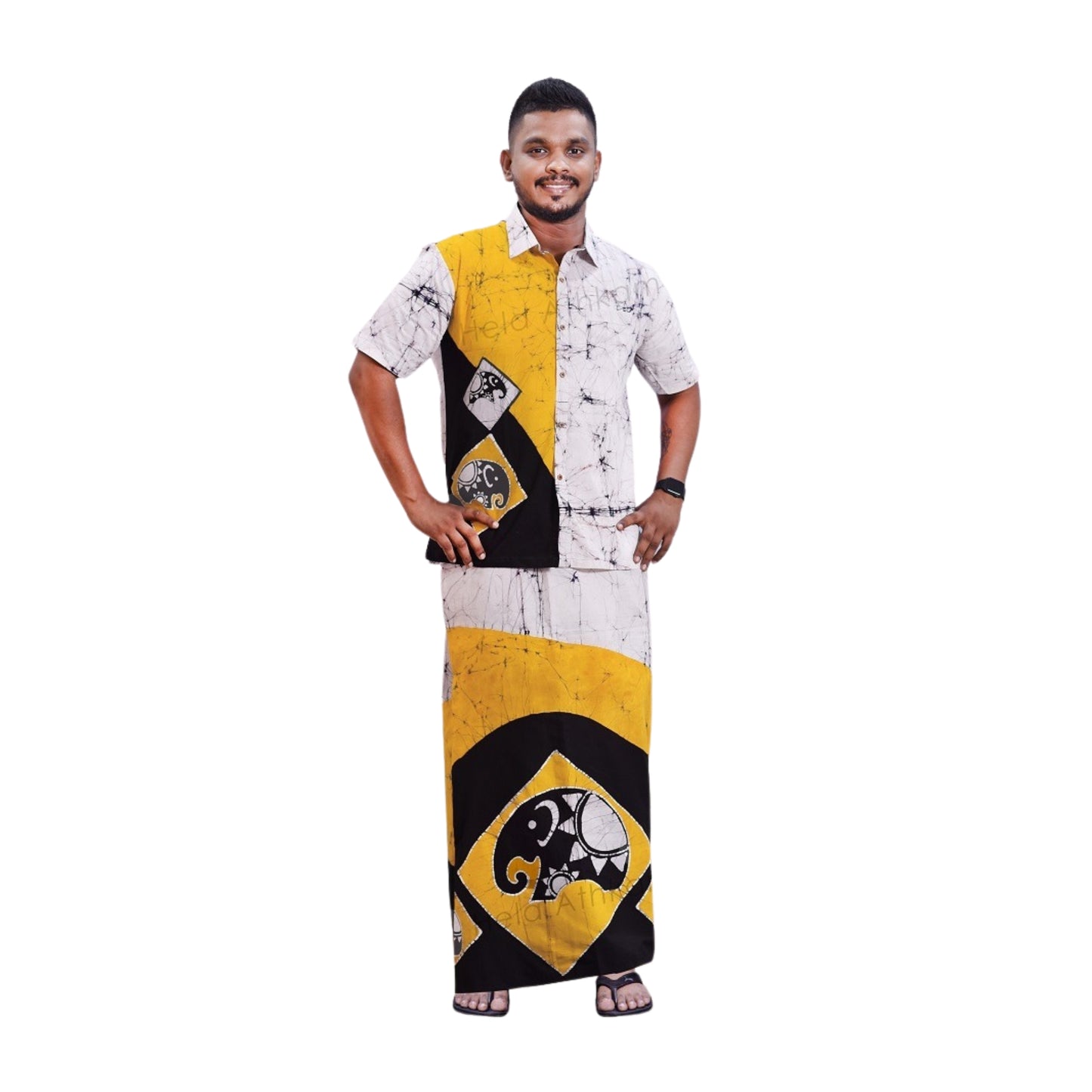 قميص وسارونغ باتيك من لاكبورا® (التصميم AB222)