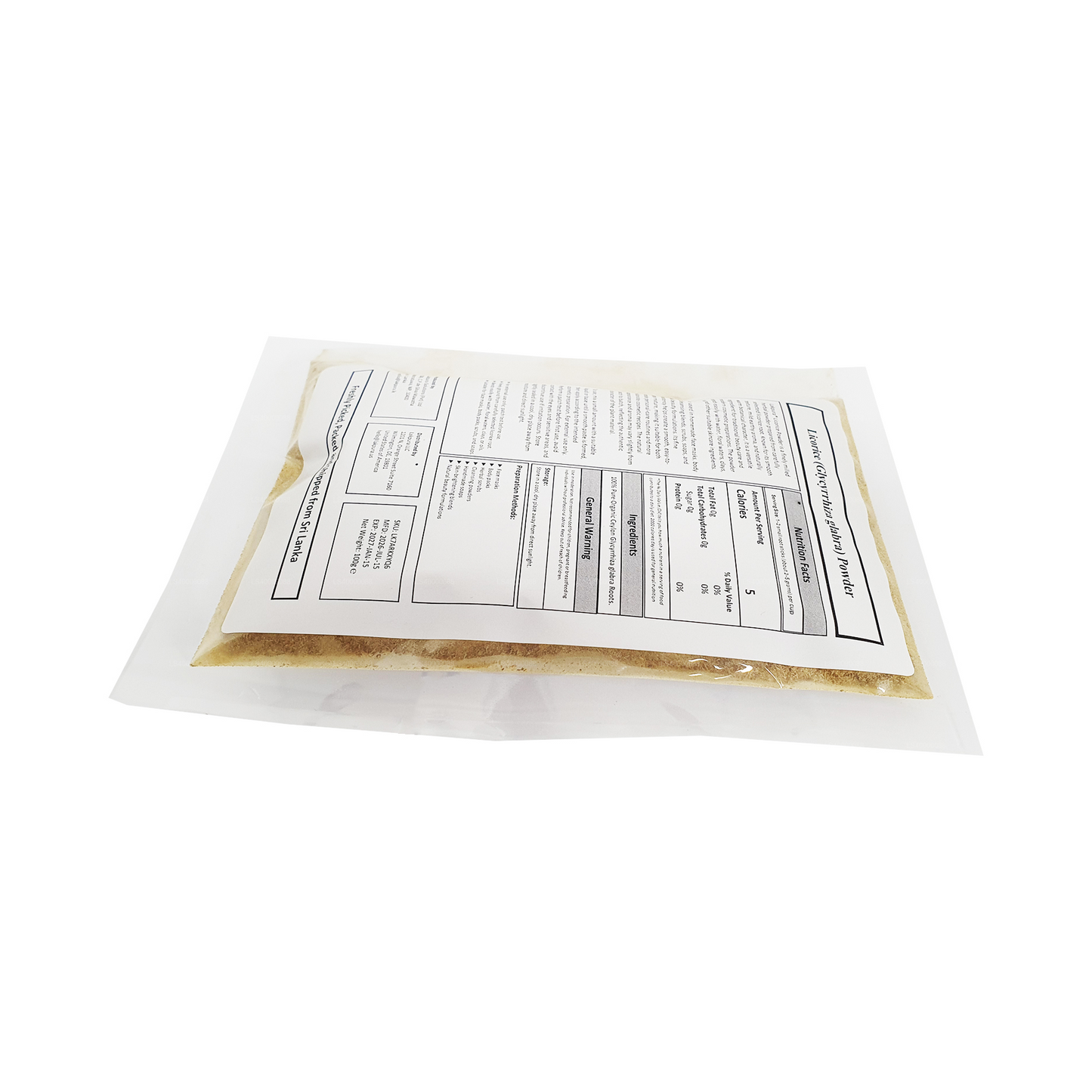Lakpura® Licorice (Liquorice) Powder (100g)