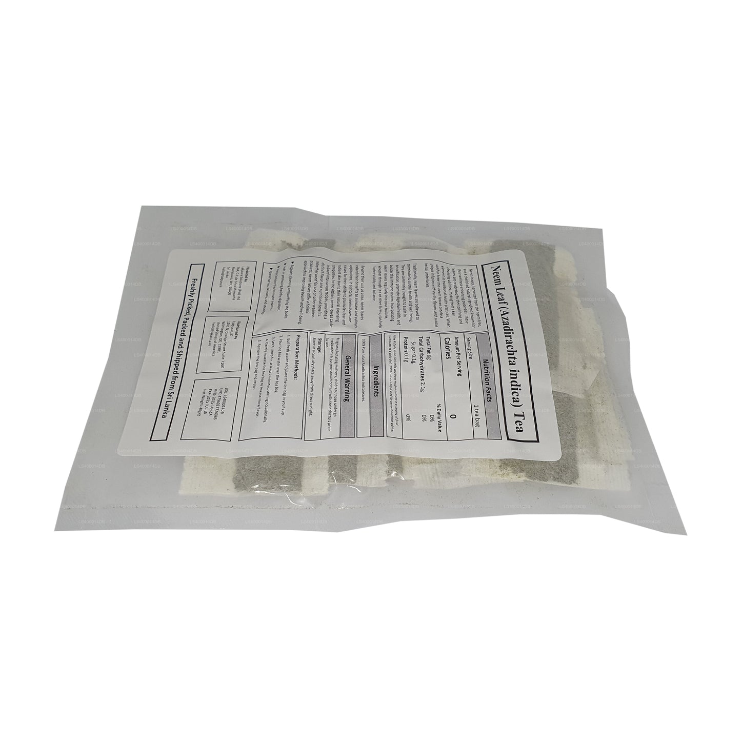 Lakpura Neem bladte (40g) 20 teposer