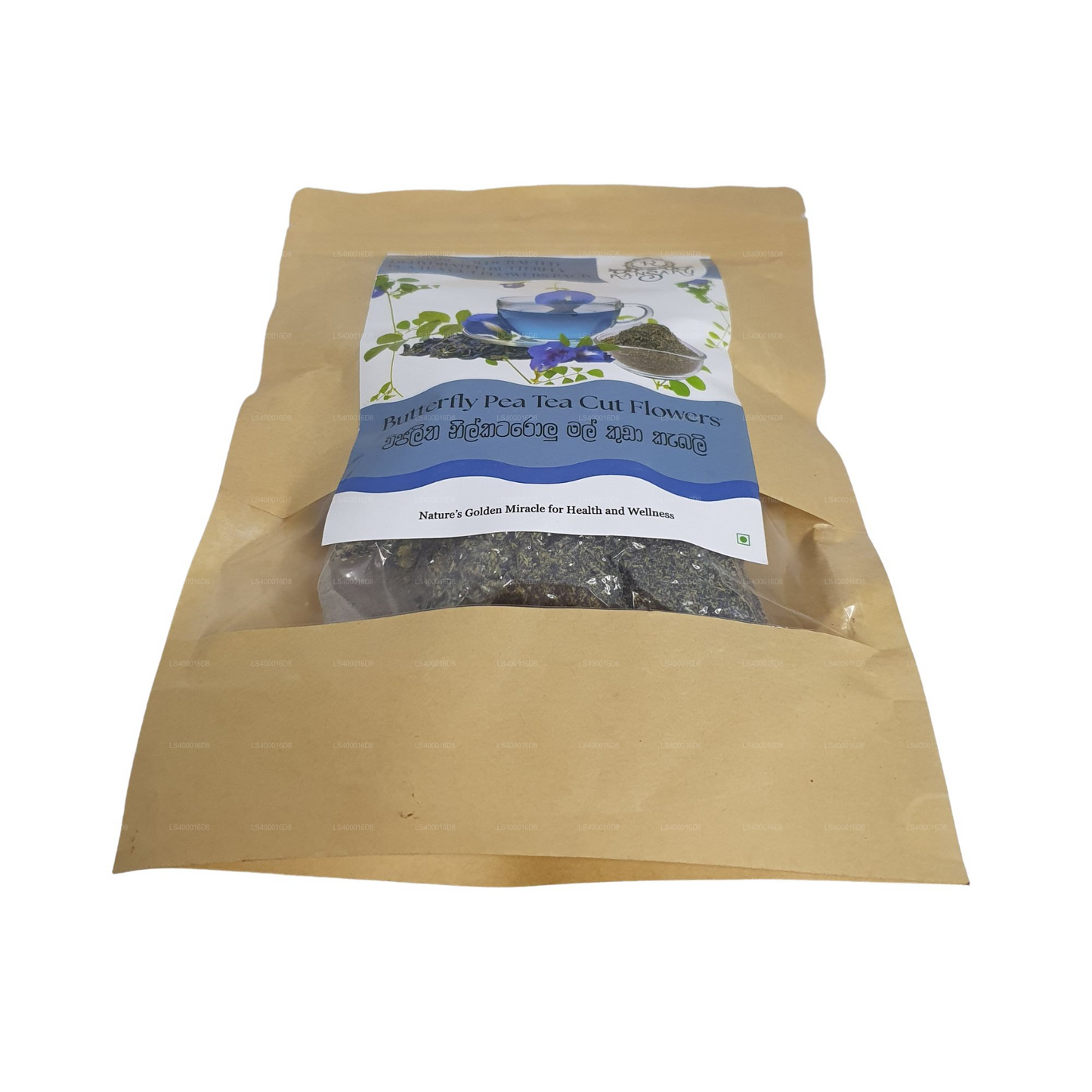 Ransaru Wildcrafted Dehydrated Butterfly Pea (Nil Katarolu) Tea Cut Flowers Pack
