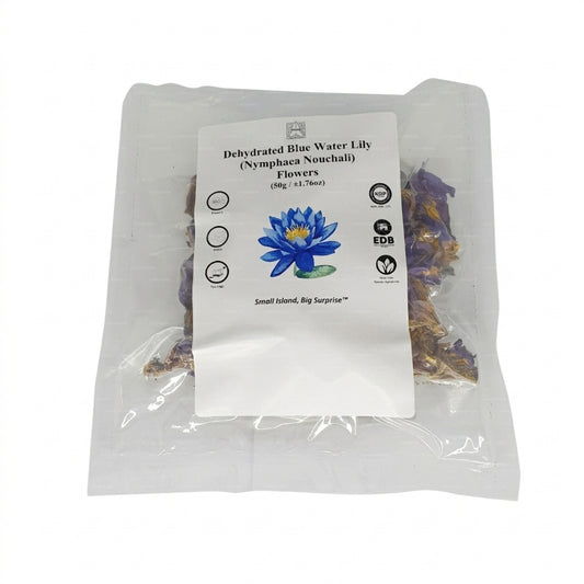 Lakpura® Dehydrated Blue Water Lily Flowers
