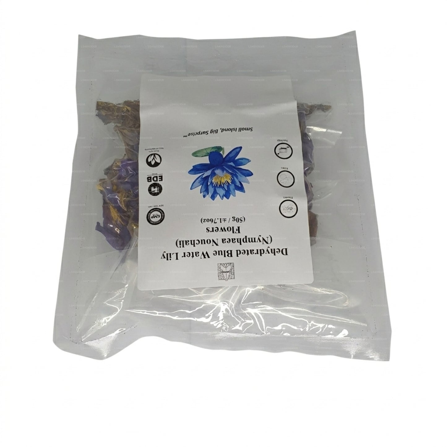 Lakpura® Dehydrated Blue Water Lily Flowers