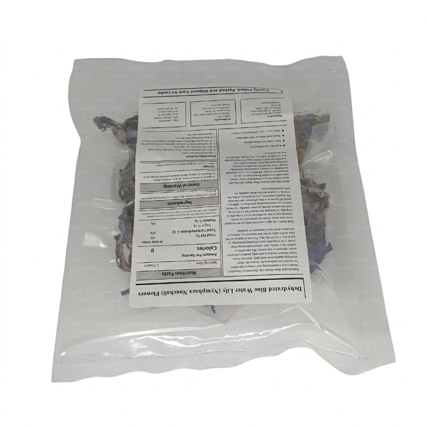 Lakpura® Dehydrated Blue Water Lily Flowers