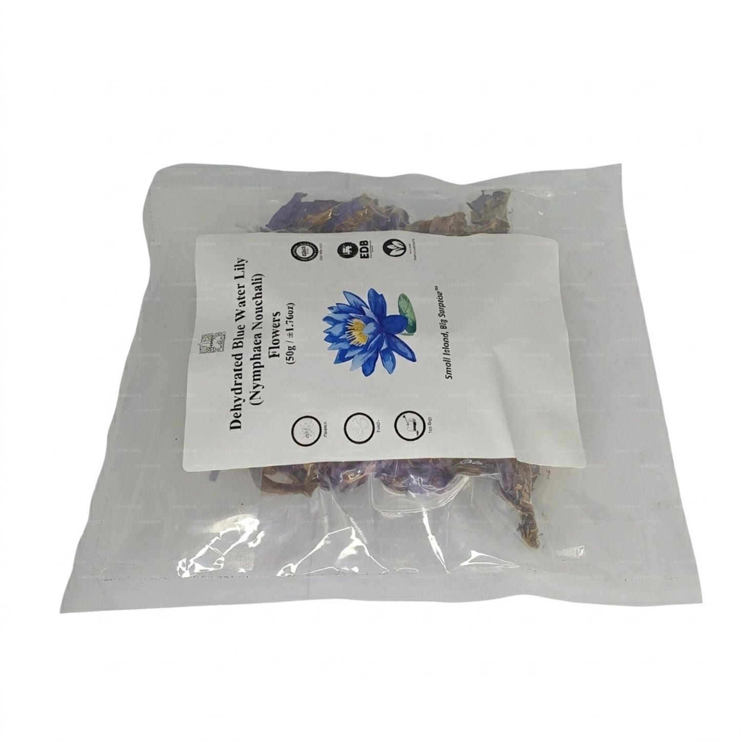 Lakpura® Dehydrated Blue Water Lily Flowers