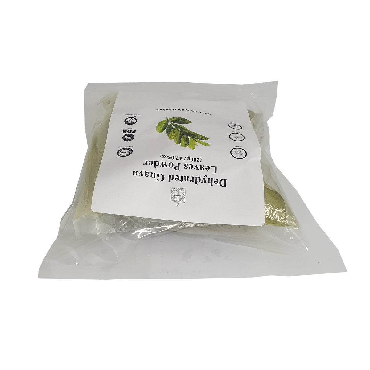 Prášek z dehydratovaných listů guavy Lakpura