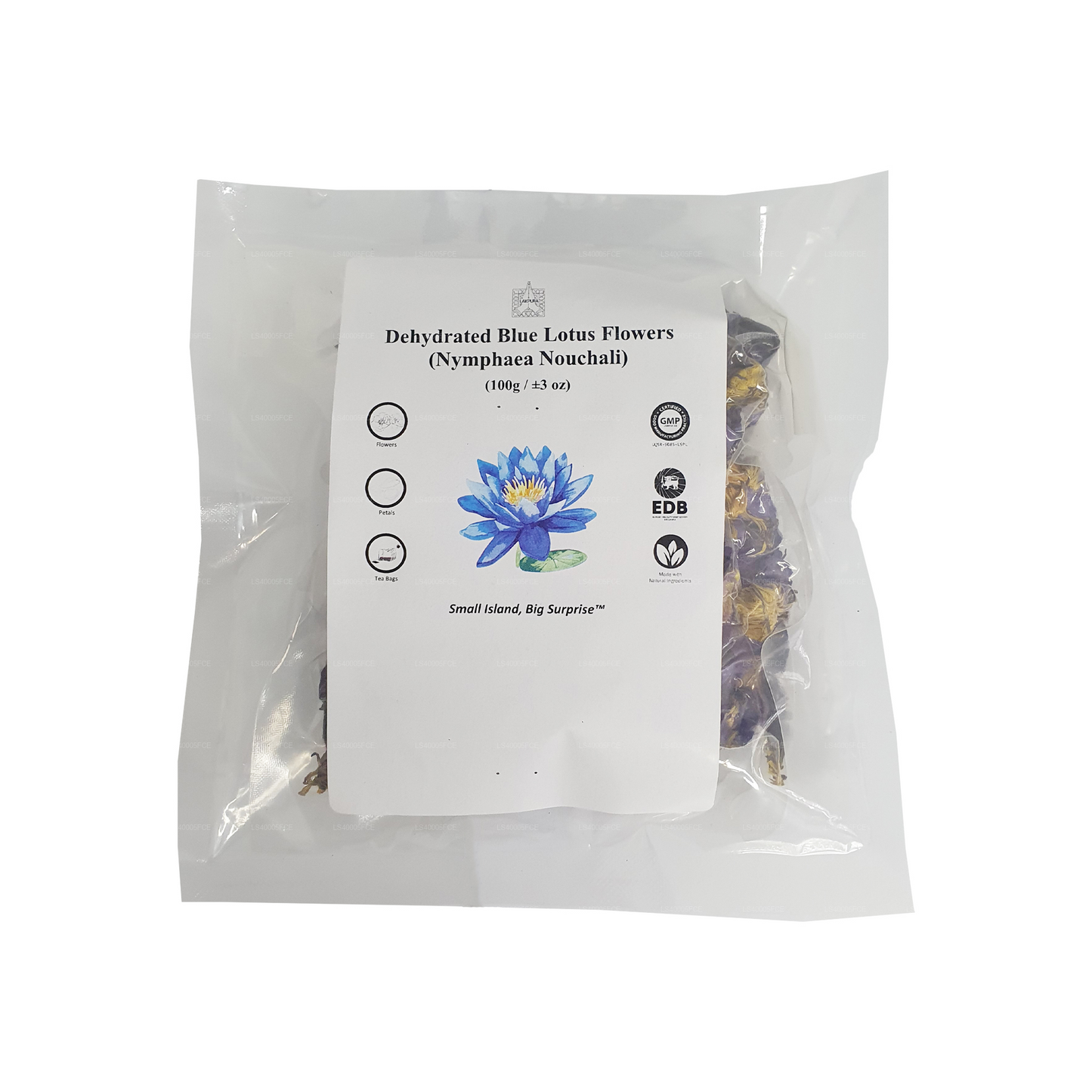 Lakpura® Dehydrated Blue Lotus Flowers