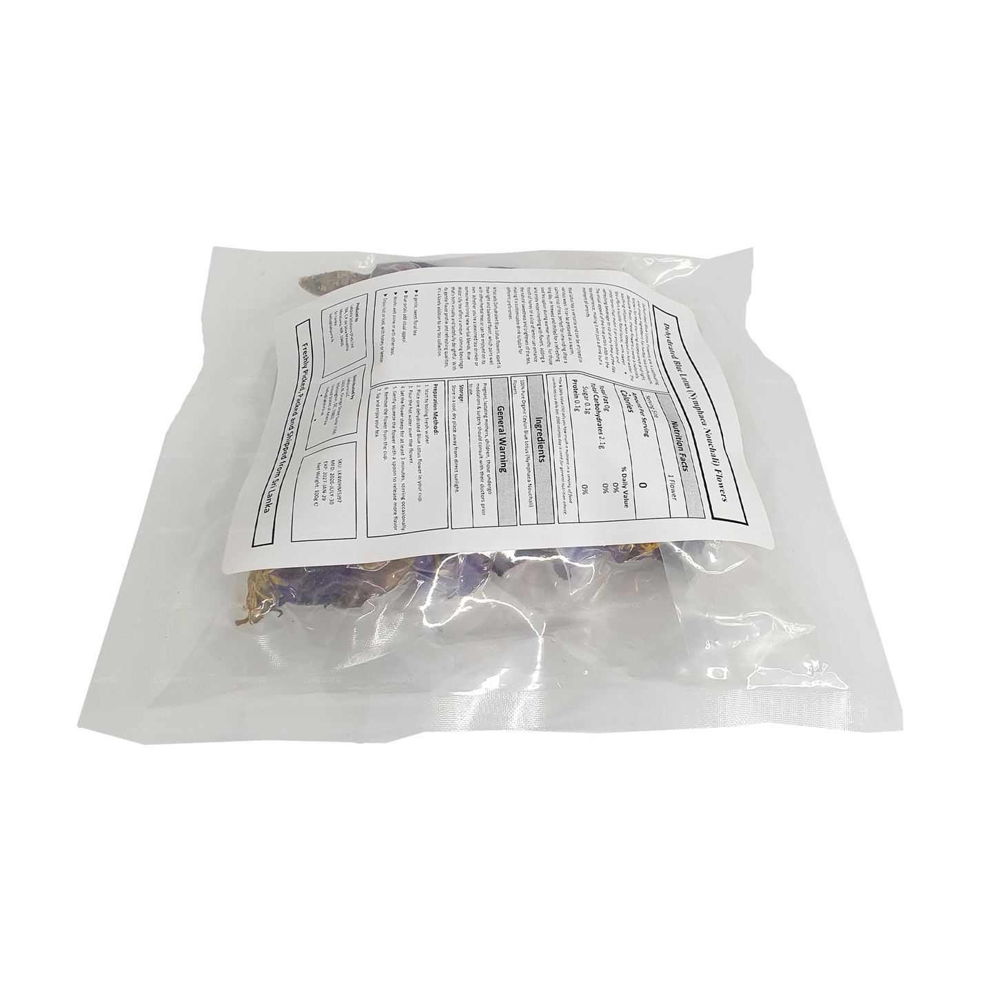 Lakpura® Dehydrated Blue Lotus Flowers