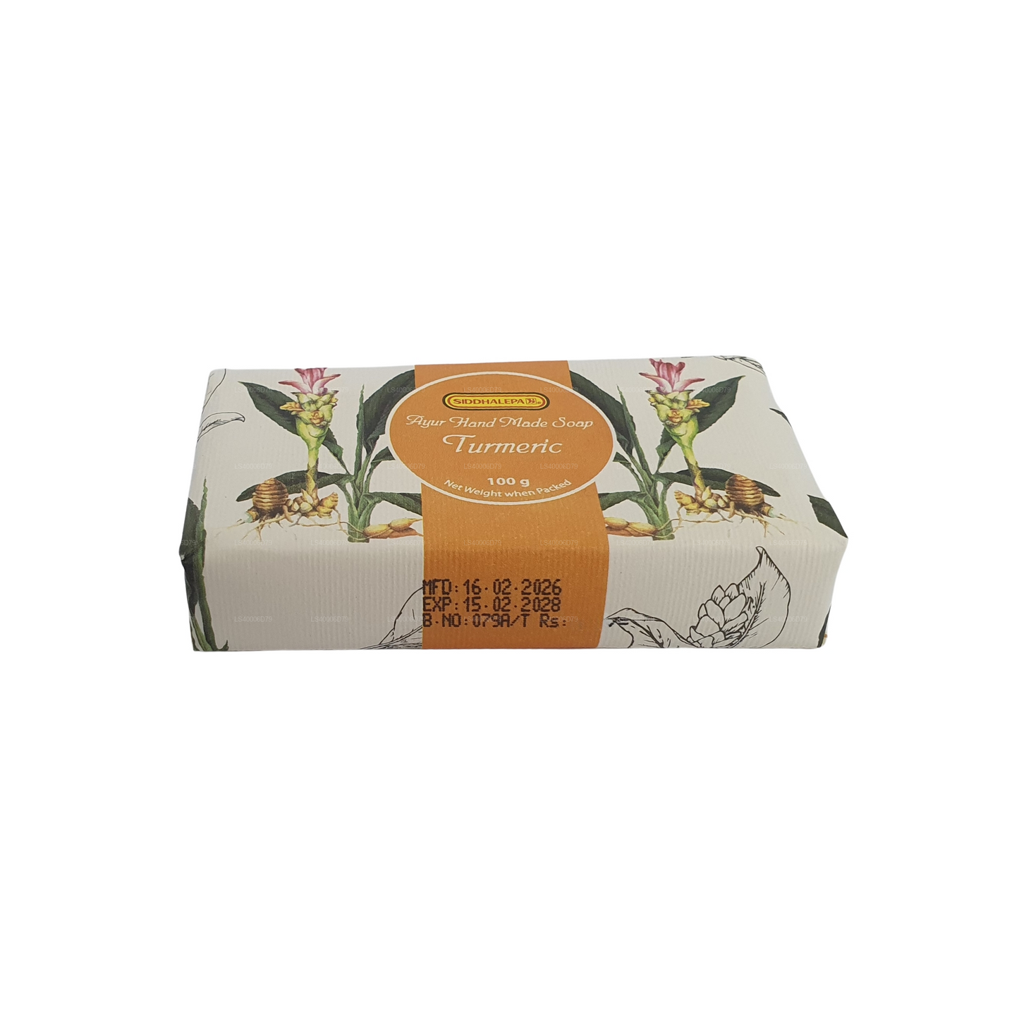 Ručně vyráběné mýdlo Siddhalepa - kurkuma (100g)