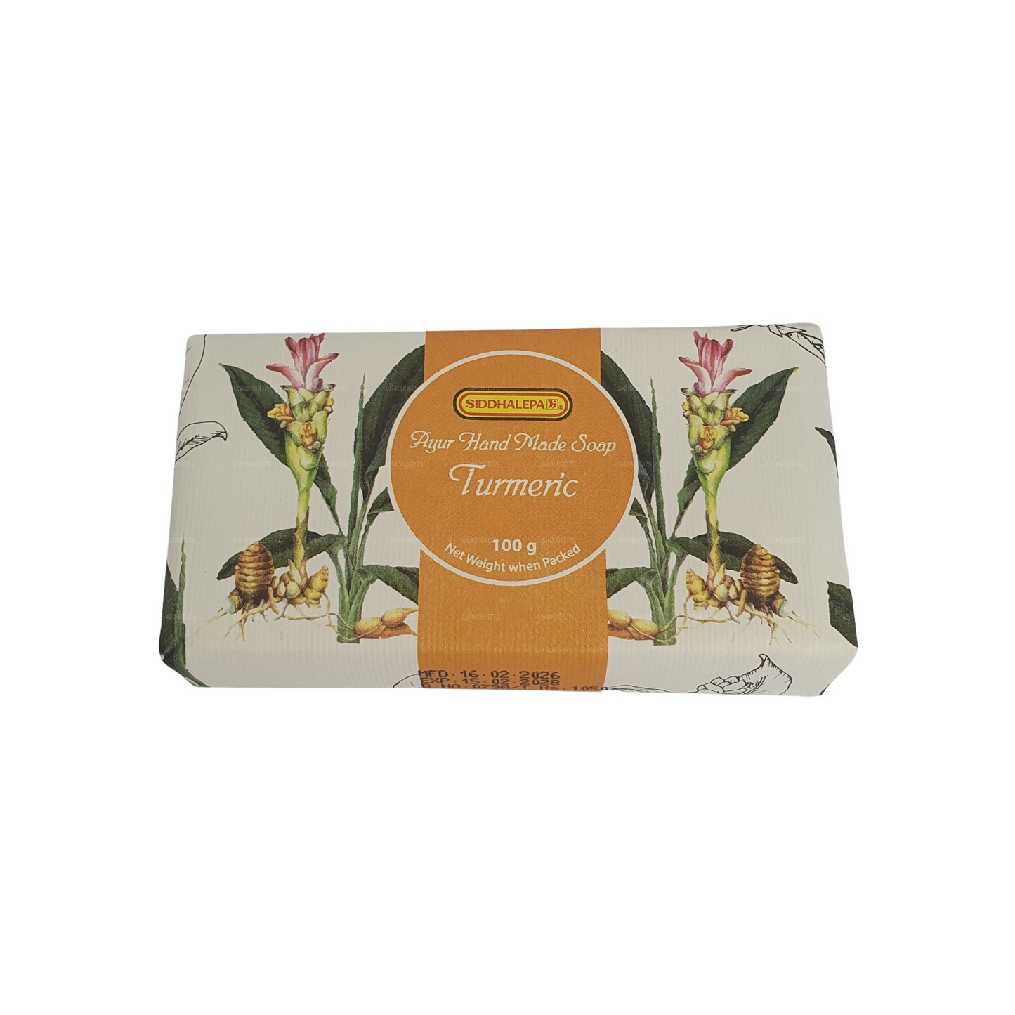 Ručně vyráběné mýdlo Siddhalepa - kurkuma (100g)
