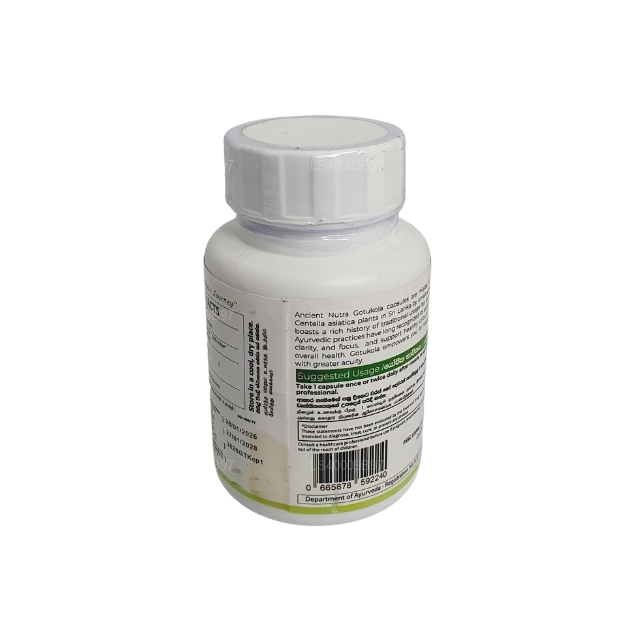 Ancient Nutra Gotukola (60 capsules)