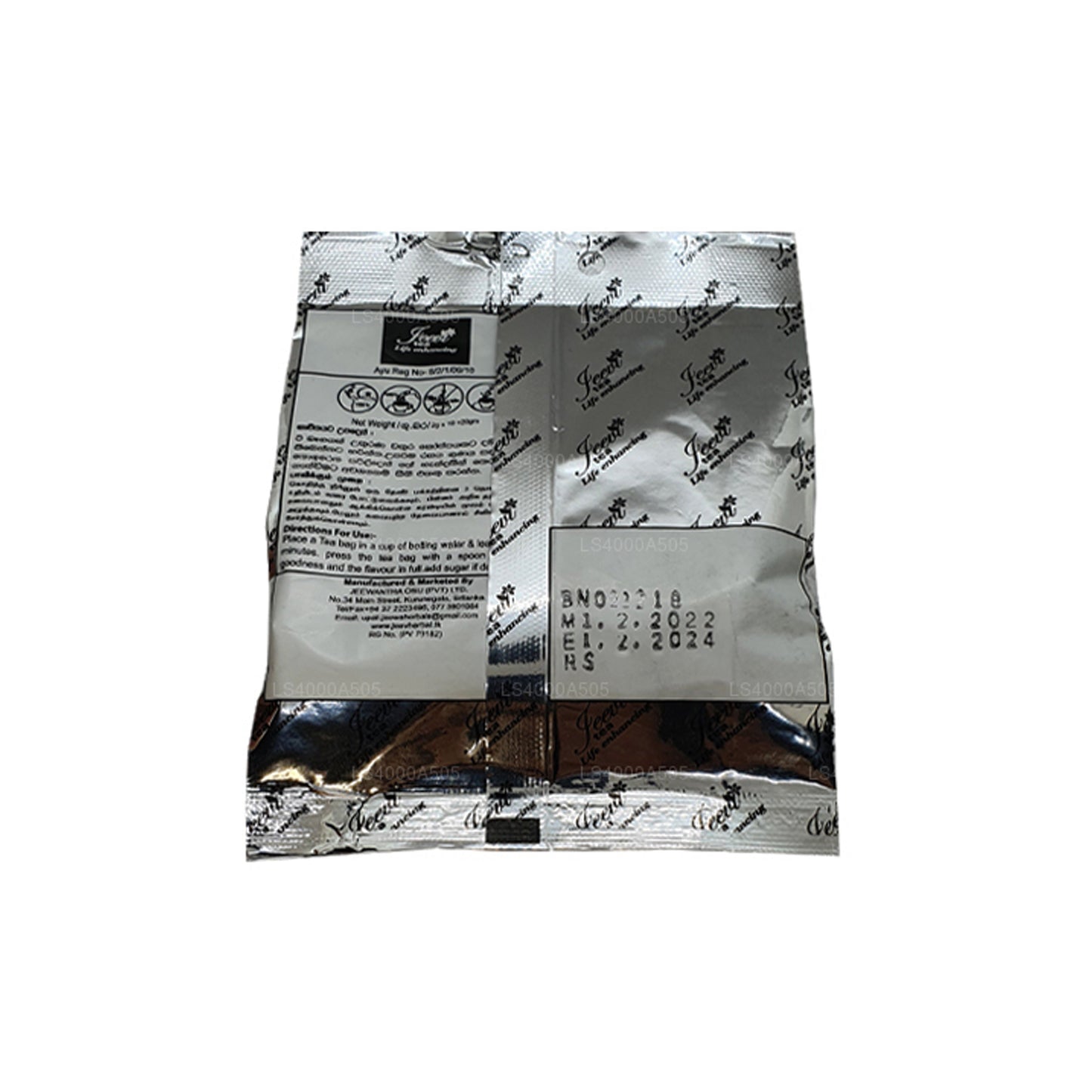 Jeevi Walkottamalli Wild Coriander (20g) 10 Tea Bags